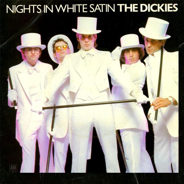 7-дюймовая пластинка DICKIES Nights In White Satin AMS7469 AM Records 1979 UK Rock Б/у