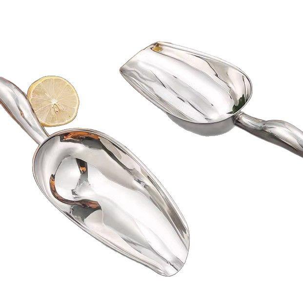 Лопатка из пищевой нержавеющей стали для муки, сухофруктов, семян, сахара, риса, зерна