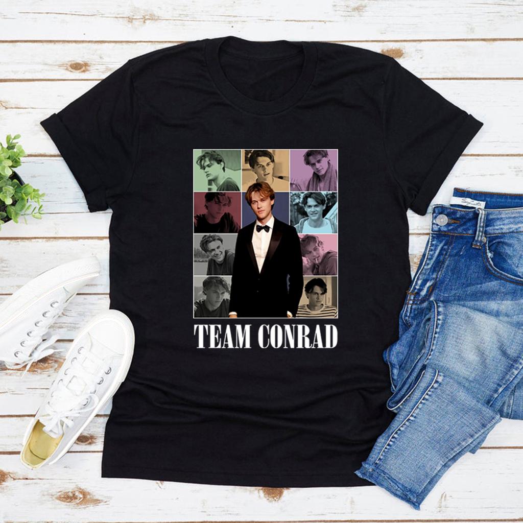 Футболка Team Conrad Футболки с графикой TSITP Летняя Унисекс Футболка Женские футболки С коротким рукавом Футболка для пляжа с изображением кузенов Уличная одежда Топы