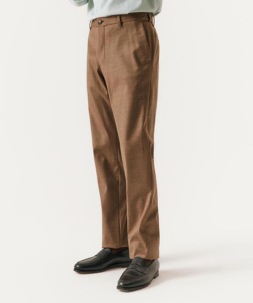 NOTIG Шерстяные брюки без стрелок Beige_Olw1Ptlp105I1