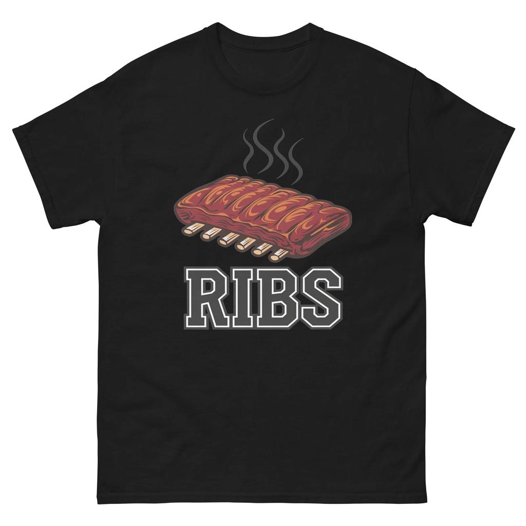 Ribs Simple Graphic Nice Colors Funny T-Shirt Shirt