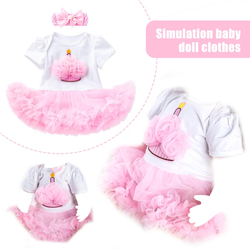  Кукольная одежда наряд аксессуары розовый принцесса дюймовый комплект для 18 мальчик одежда S9R9