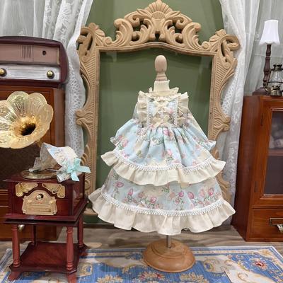 HAMRETHYPPZ 14 16 13 BJD Кукла на шаровых шарнирах Платье Кукольный Костюм Наряд Горничной Платье для Куклы на Шаровых Шарнирах Кукла для Переодевания Платье Принцессы, Светло-Голубая Принцесса