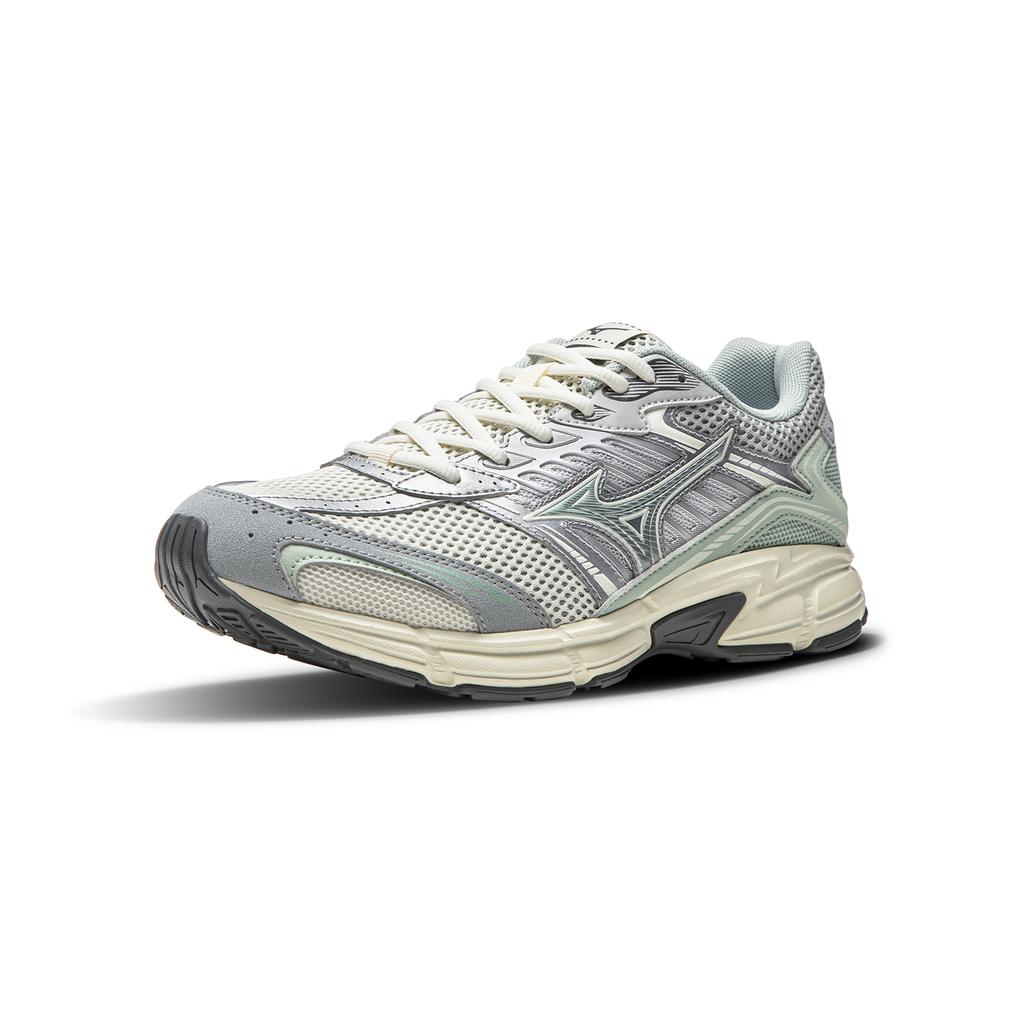 Mizuno Скорость 2010 Миллениум Ретро Спортивные Городские Повседневные Модные Универсальные Удобные Низкие Кроссовки Детская кроссовка Серебристый D1GH251709