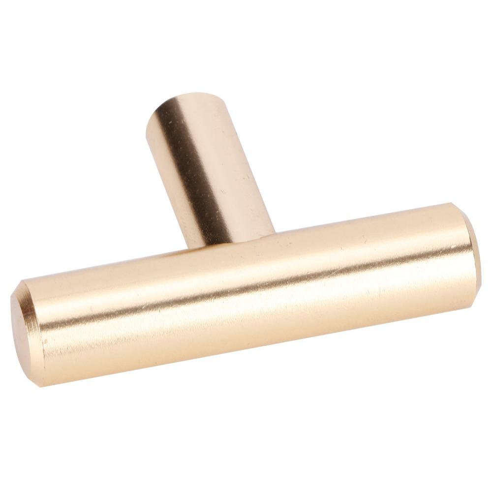 6pcs T Shaped Bar Drawer Pulls Gold Door Handles Modern Cabinet Pulls  Cupboards
