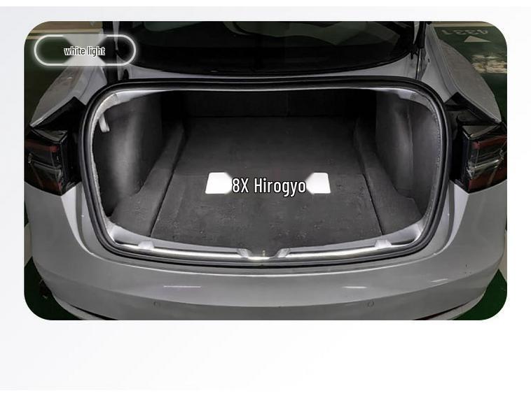 Tesla Model 3 Полоса подсветки багажника и салона - Аксессуар для модификации подсветки переднего багажника
