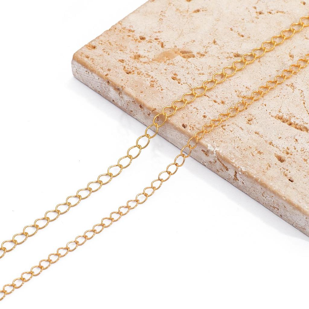 1 метр медная цепочка хвостовая цепь для DIY ожерелья, браслета, изготовления ювелирных изделий, аксессуары для рукоделия