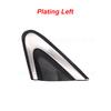 Car Black Front Window Triangle Plate Triangle Garnish Cover Panel Replacement 68083130AD 68083131AD For Dodge Dart 2012-2016