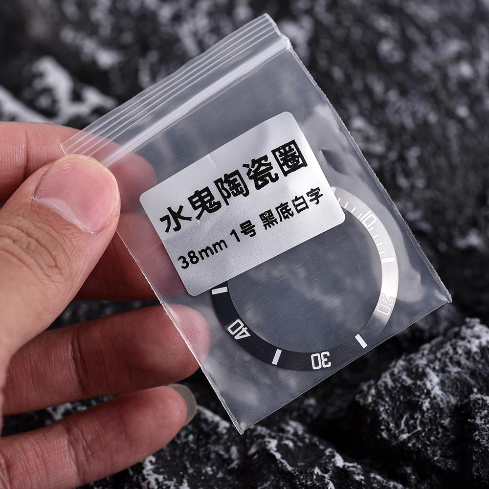 STAPELP GRAYSS 38 мм Керамическая вставка безеля с уклоном Для корпуса дайверских часов SUB 40 мм Совместимо с механизмами NH34NH35 GMT Аксессуары для часов