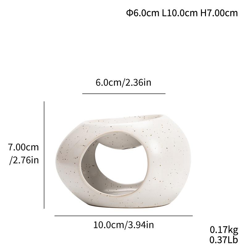 Керамическая ароматерапия и ароматерапия с подсвечником, креативный нагреватель ароматов для домашнего спа и медитации