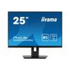 Ecran IIYAMA 25'' IPS 4ms 16:10 1920x1200 VGA HDMI DisplayPort HUB USB (2x2.0) 15cm Pied Réglable En Hauteur Pivot / XUB2595WSU-B5