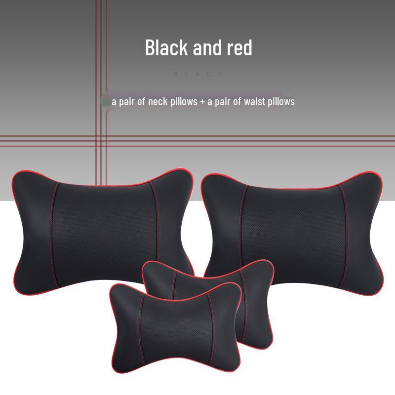 Комплект подушек для подголовника, шеи и поясницы для поддержки спины