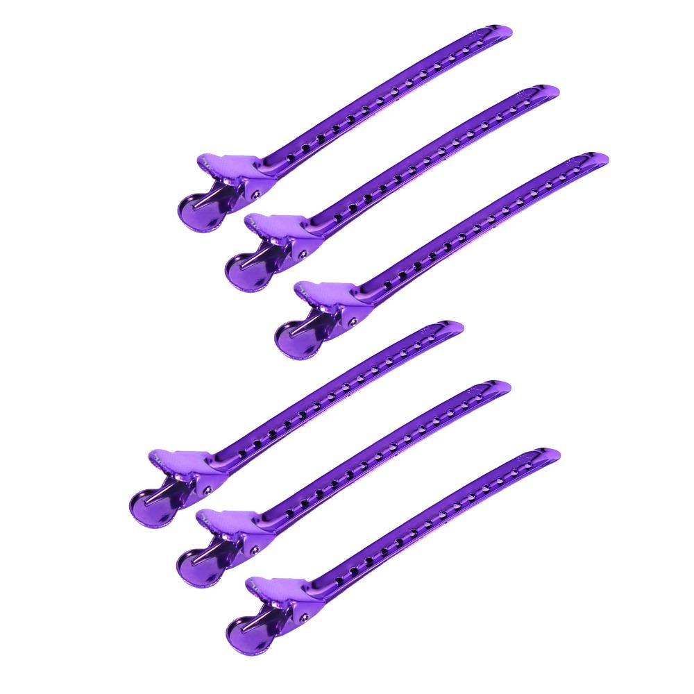 12PCS Steel Salon Hair Clip Fashion Sectioning Clip Home Use Duck Bill Clips Salon