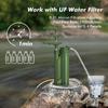 Portable UF Water Filter Pump Outdoor Water Purification System Survial Gear for Camping Hiking