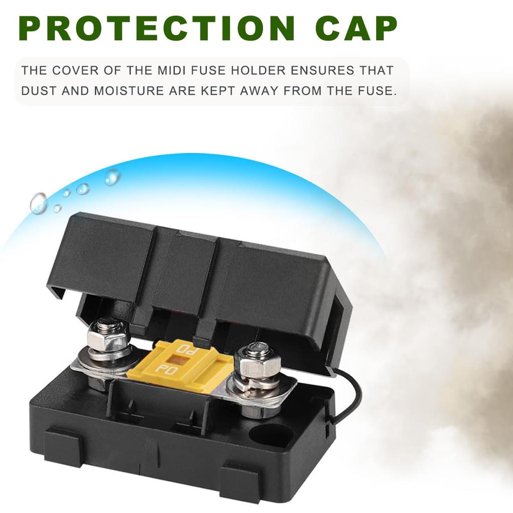 Предохранитель DAOKAI Intermediate, 2 шт. Держатель предохранителя ANS для автомобиля с 2 шт. 60А Ампер Высокий