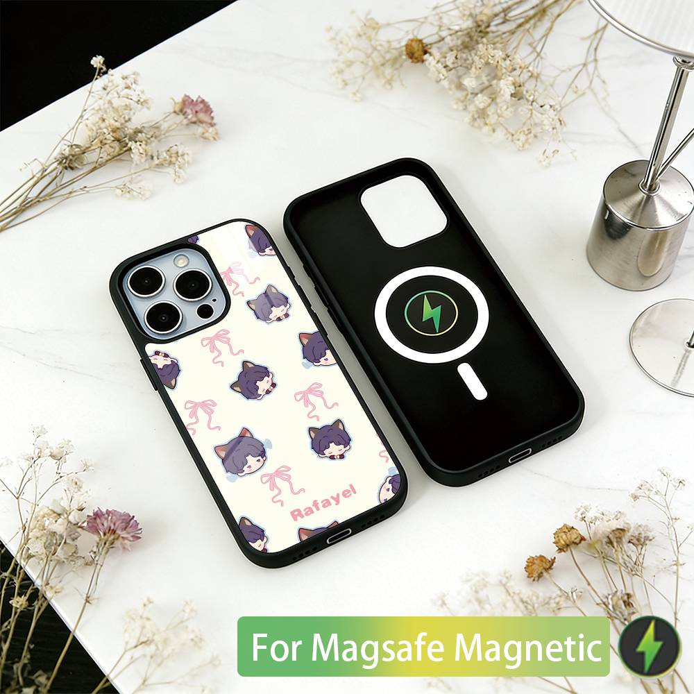 Love D-Deepspac Rafayel Phone Case For iPhone17,16,15,14,13,12,11 Plus,Pro Magnetic For Magsafe Wireless Charging