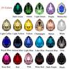 10*14mm 20x Sewing On Glass Clothing Accessories Applique Drops of Water DIY Rhinestone