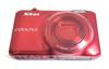 Nikon Digital Camera COOLPIX S6400 Touch Panel LCD 12x Optical Zoom Glossy Red S6400RD