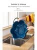 Multi-Functional Rotating Flower-Shaped Hot Pot and Vegetable Drain Basket