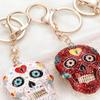 With Buckle Skeleton Keyring Mandala Skull Key Chain Pedant Bag Charm Pendant Skull Keychains  Car