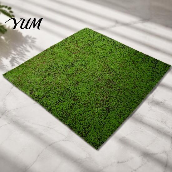 Simulation Moss for Garden Fake Mat, Realistic Artificial Faux Green Grass, 39" x Decorative Crafts Natural Looking Turf Crafts, DIY Fairy Garden,