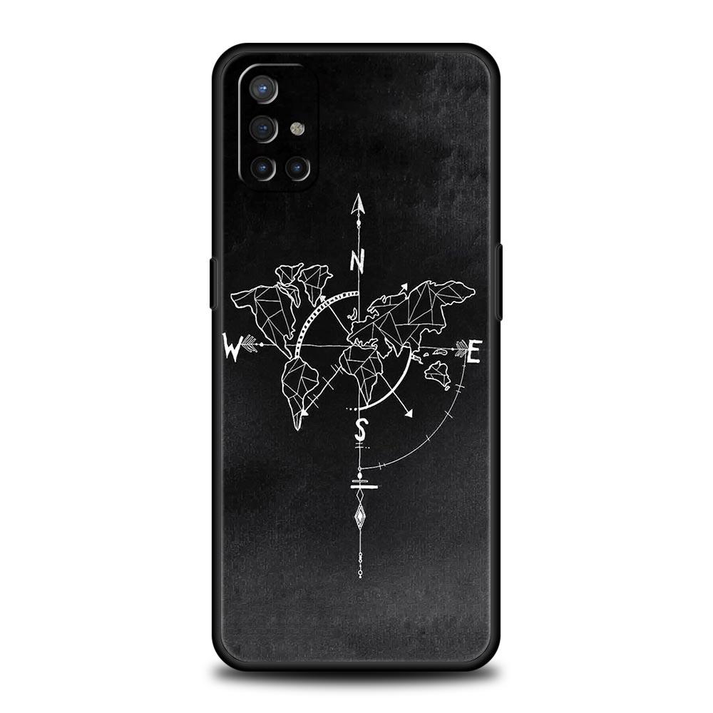 Модный Чехол для Телефона с Картой Мира и Самолетами для OnePlus 12R 9R 12 11 10 Pro 9 8 7 7T 8T 10T 9RT Nord 2T N10 N200 CE 2 5G