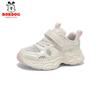 Babudou genuine girls' shoes, new summer collection, single-layer mesh, breathable, hollow design, lightweight athletic shoes for little girls
