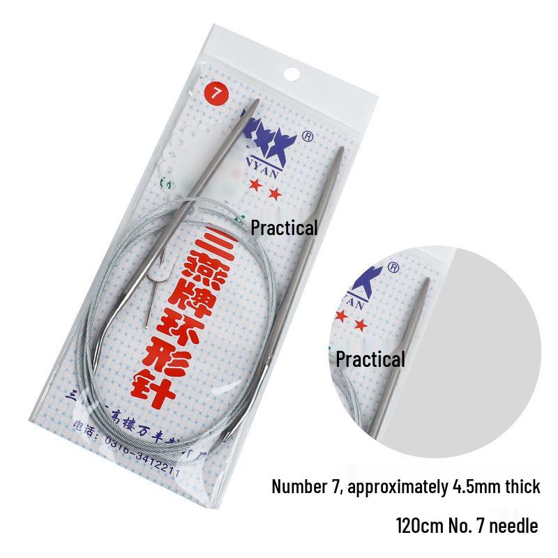 Набор circular knitting and crochet needles Sanyan из нержавеющей стали