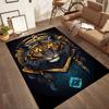 Colorful Tiger Portrait Floor Mats for Living Room, Bedroom and Room Decoration Are Suitable for Gifts.