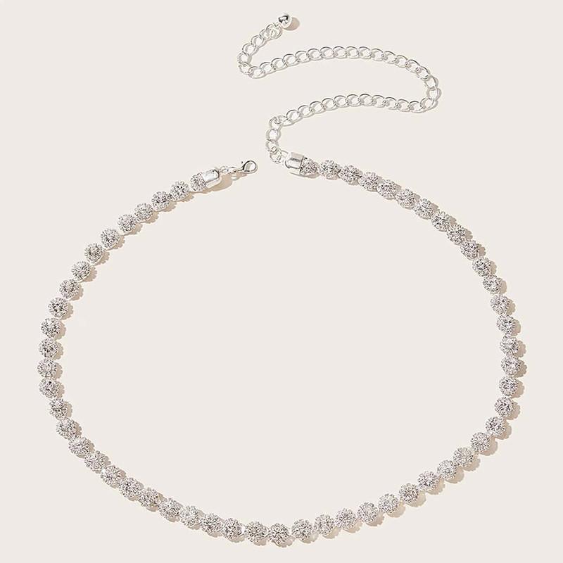 Diamond Elegant Water Waist Chain For Women With Hollow Design For Summer Accessories Fashion