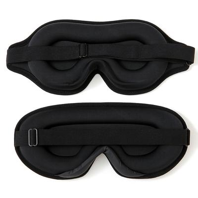 Настоящая 3D трехмерная затемняющая маска для глаз для сна с медленным отскоком из пены с эффектом памяти, удобная дышащая маска для сна во время обеденного перерыва в путешествии