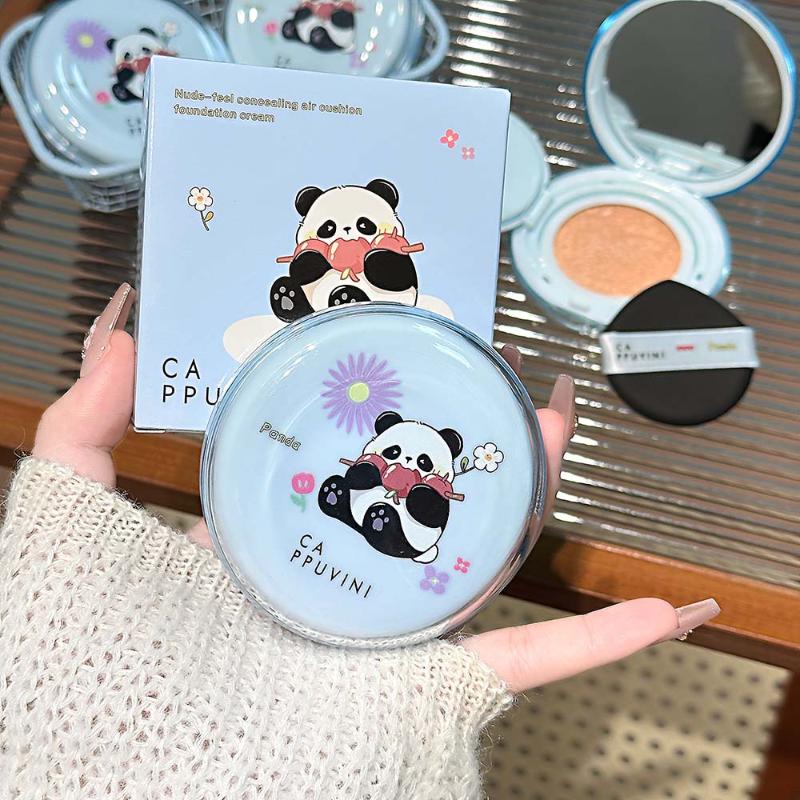 Cappuvini Матовый шелковистый увлажняющий консилер-кушон Air Cushion Натуральный макияж Стойкий водостойкий кремовый кушон Тональная основа для кожи