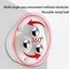 4Pcs Self Adhesive Universal Wheel 3 Beads Stainless Steel Pulley Bearing Mute For Household Storage Box Bedside Table