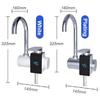 220V Electric Kitchen Water Heater Tap Instant Hot Water Faucet Heater Cold Heating Faucet Tankless Instantaneous Water Heater 3000W