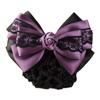 Women Ladies Rose Ladies Barrette Headwear Hair Clip Snood Bow Hair Net Hairgrips