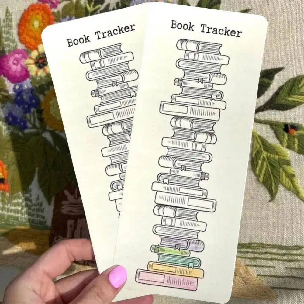 Reading Challenge Reading List Marker Cards Writable Notes Book Tracker Bookmark  Reading Lover