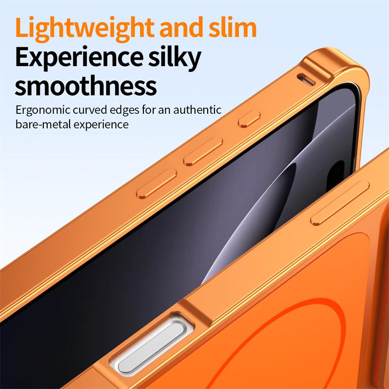 Для iPhone 17 16 15 14 13 Pro Max Мгновенно меняйте 17 Для Magsafe Магнитная задняя крышка Рамка из сплава Чехол Пленочная защита стеклянной линзы Тонкое покрытие