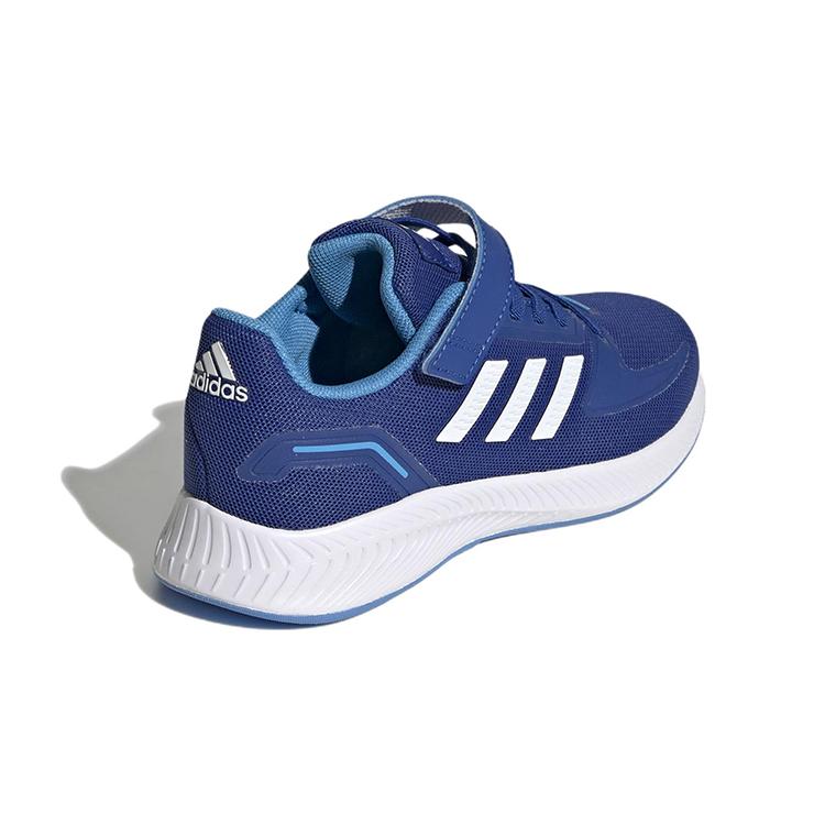 adidas Runfalcon 2.0 K Устойчивые к истиранию Дышащие Низкие Детские Беговые Кроссовки Аквамариновый Синий Детские HR1393