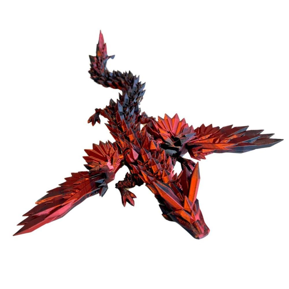 PLA 3D Printed Chameleon Model Multicolor Multi-jointed Chameleon Action Figure Movable Articulated Animal Figurine