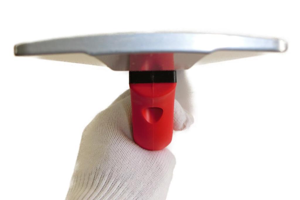 Domaya Supervised Concrete Magnesium Float X TPR for Concrete Finishing Trowel, Trowel, U-Style (405mm 89mm, Handle)