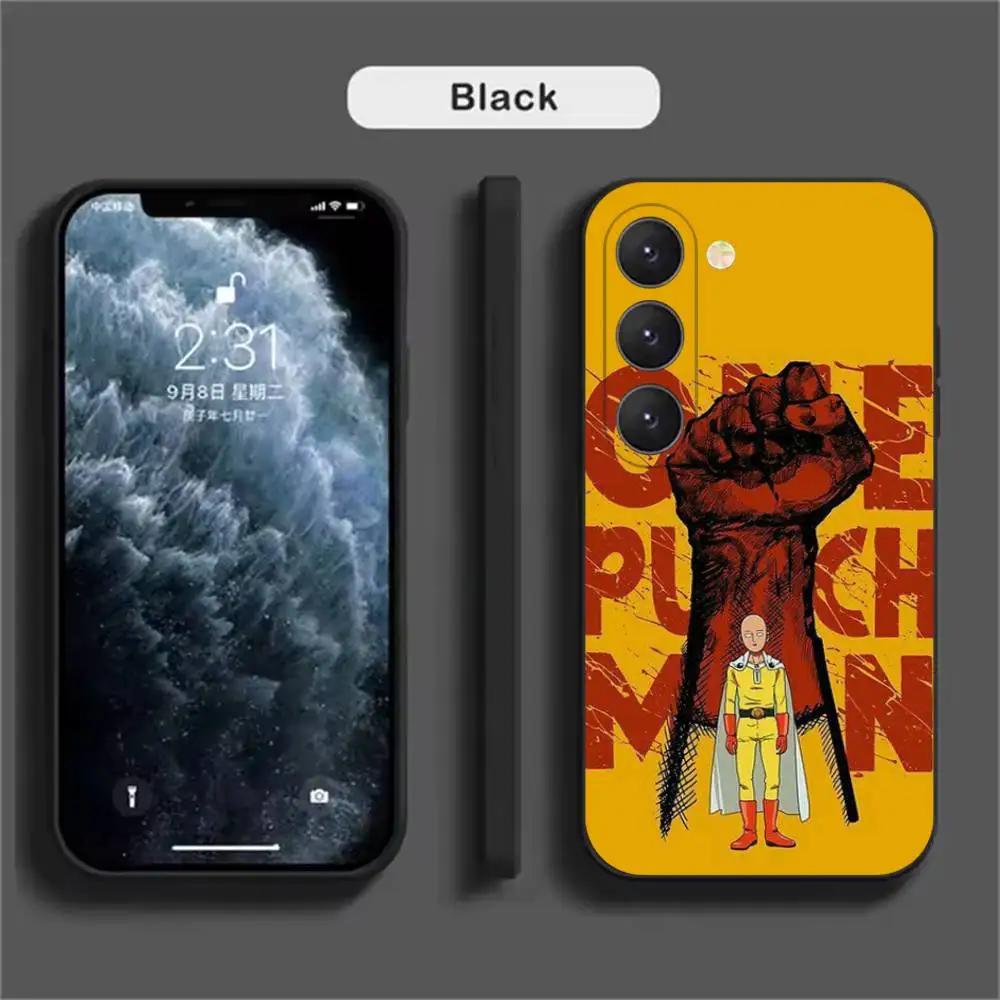 O-One P-Punch Anime Man Phone Case For Samsung Galaxy A52 A42 A32 A22 A12 A02S A72 A73 A51 A41 A31 A21S A71 A40 A30S A20S