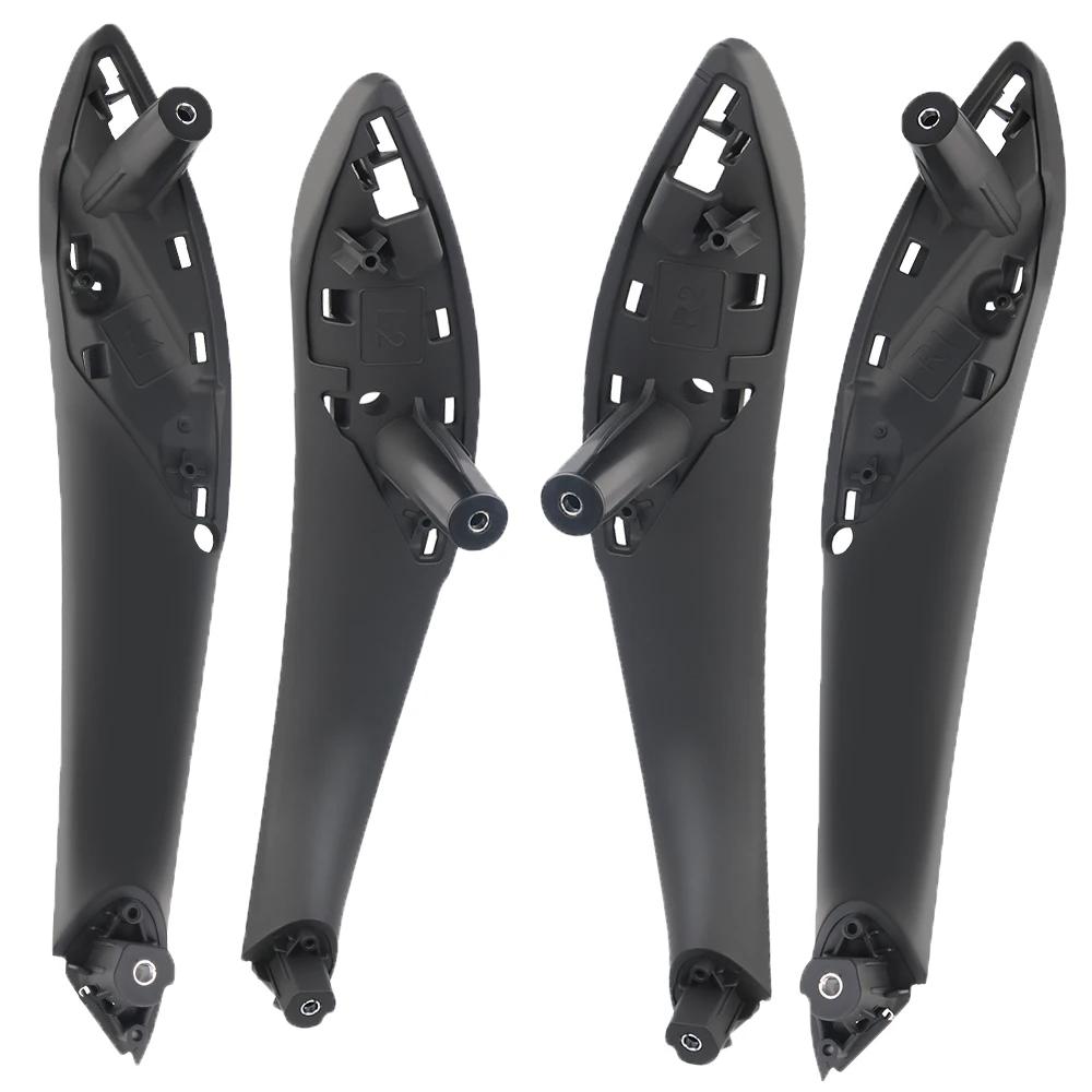 Door Panel Pull Trim Cover For BMW F30 F80 F31 F32 F34 F35 Car Inner Handle Black Front Rear Left/Right Interior Door Handles