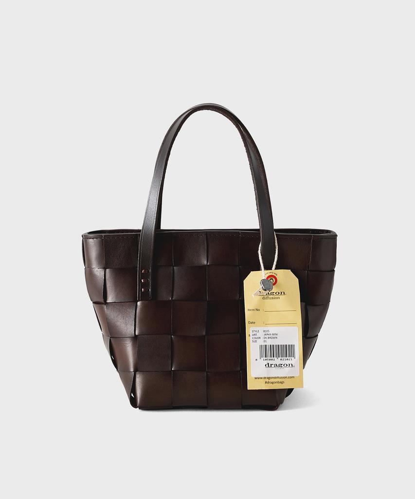Dragon Diffusion Japan Leather Mini 8105 Dark Brown Dragon Bag