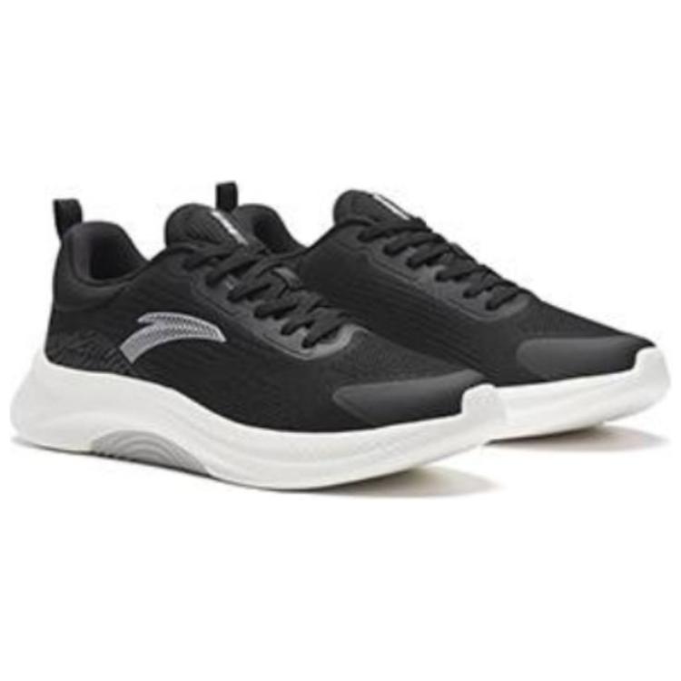 Anta Shining 5 Shock Absorbing Durable Low Top Training Shoes Men Training Shoes Black White 112347718-5
