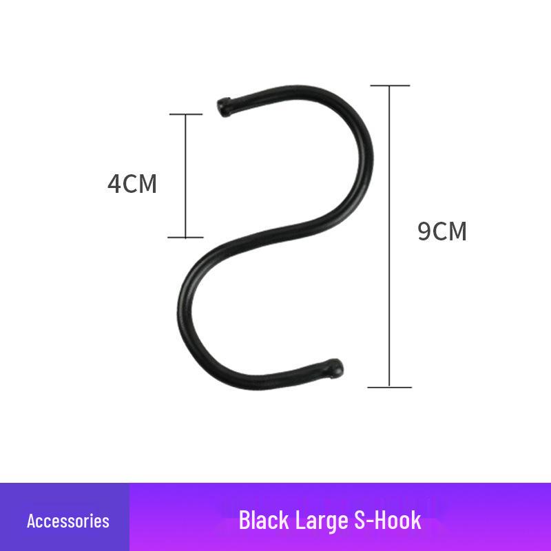 Black Bold Mesh Photo Wall Hanging & Display Rack
