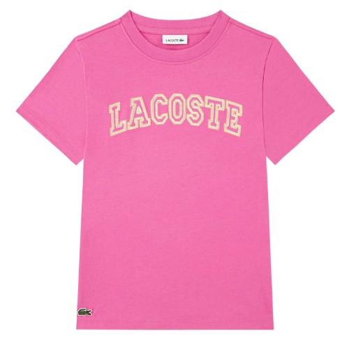 Lacoste Childrens/Kids Lettering Embroidered T-Shirt