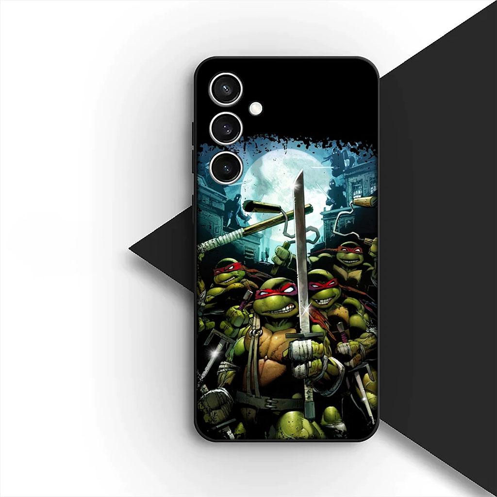 Phone Cover for Motorola Moto G86 G57 E14 E15 G14 G34 G35 G84 G24 A54 G15 Power E22 Soft Case Ninjas Anime T-Turtles Cartoon
