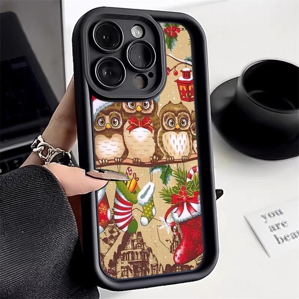 Чехлы для телефонов Ae103 с рождественской елкой для Xiaomi 14T 12 11 Lite 5G NE Redmi 13C 14C 9C 9a A2 A3 Note 12 Pro 11s Angel Eye Ladder Защитный чехол