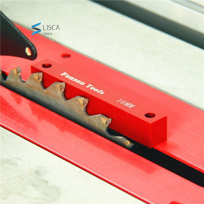 L-HT199 9Pc Metric Setup Blocks Height Gauge Set Precision Aluminum Setup Bars Router and Table Saws Woodworking Set up