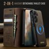 For Samsung Galaxy S26 Magnetic Case CASEME C49 RFID Blocking Detachable Wallet Leather Phone Cover